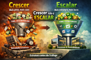 Crescer não é escalar